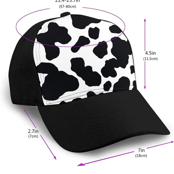 Cow print hat 🐄 - Picture 6 of 7